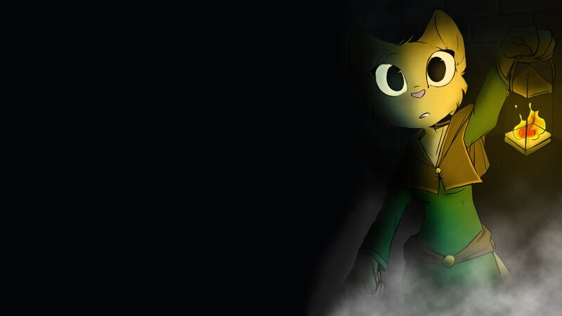 Cat-like Character with Lantern