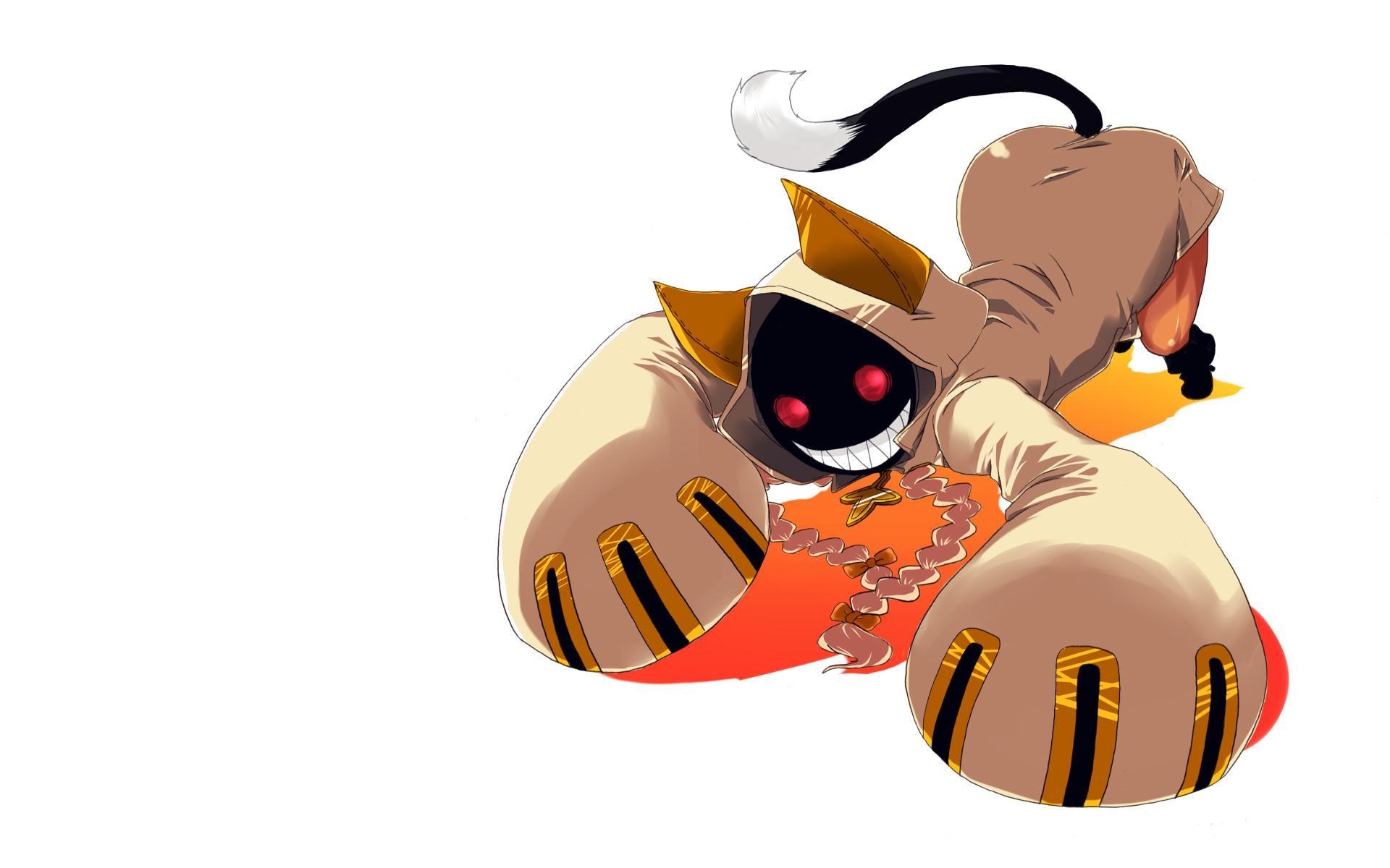 cat-like creature with red eyes