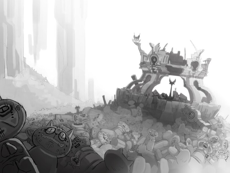 Cat-like Robots in Rubble