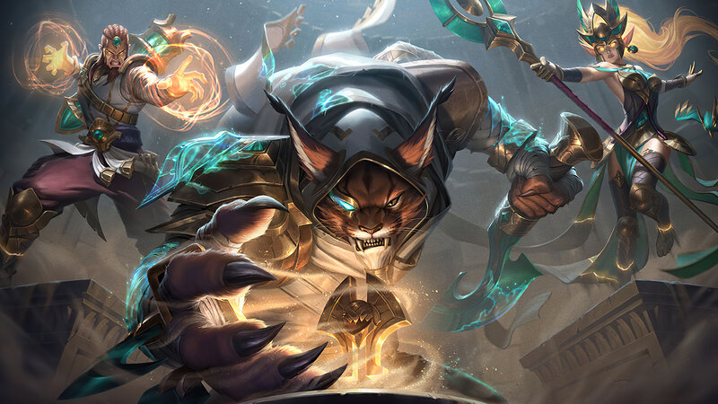 Cat-like Warrior in Armor — Brown