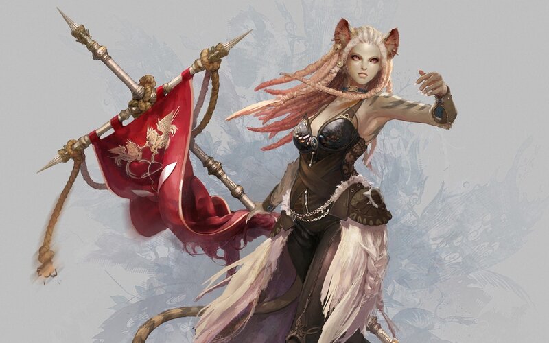 Cat-like Warrior Woman