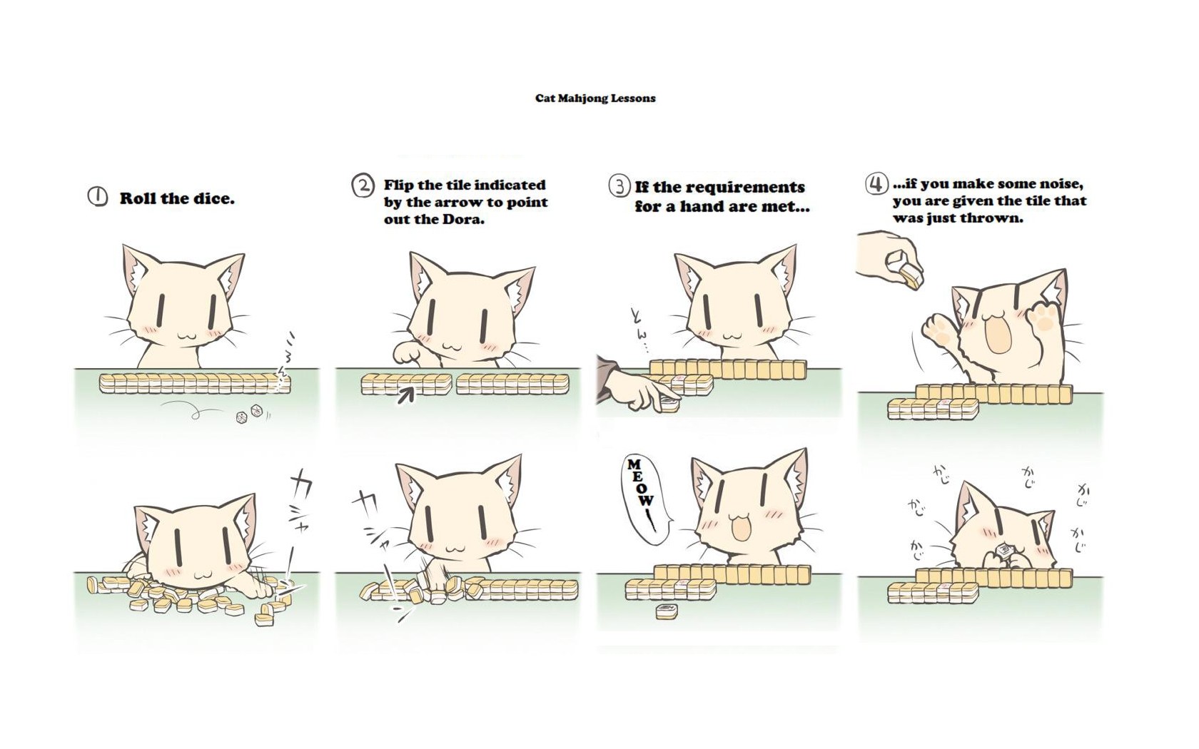 Cat Mahjong Lessons