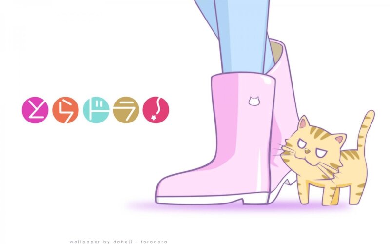 Cat Next to Boot — Pink