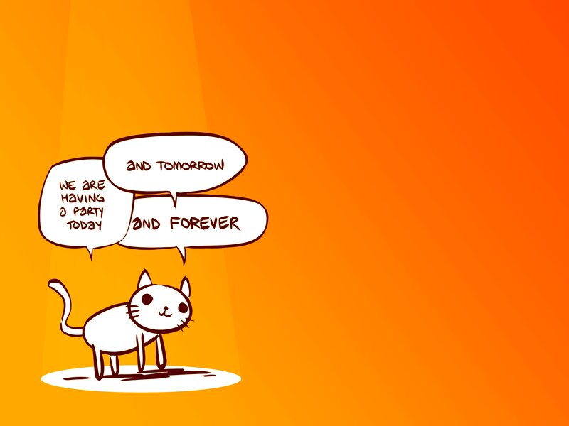 cat party quote