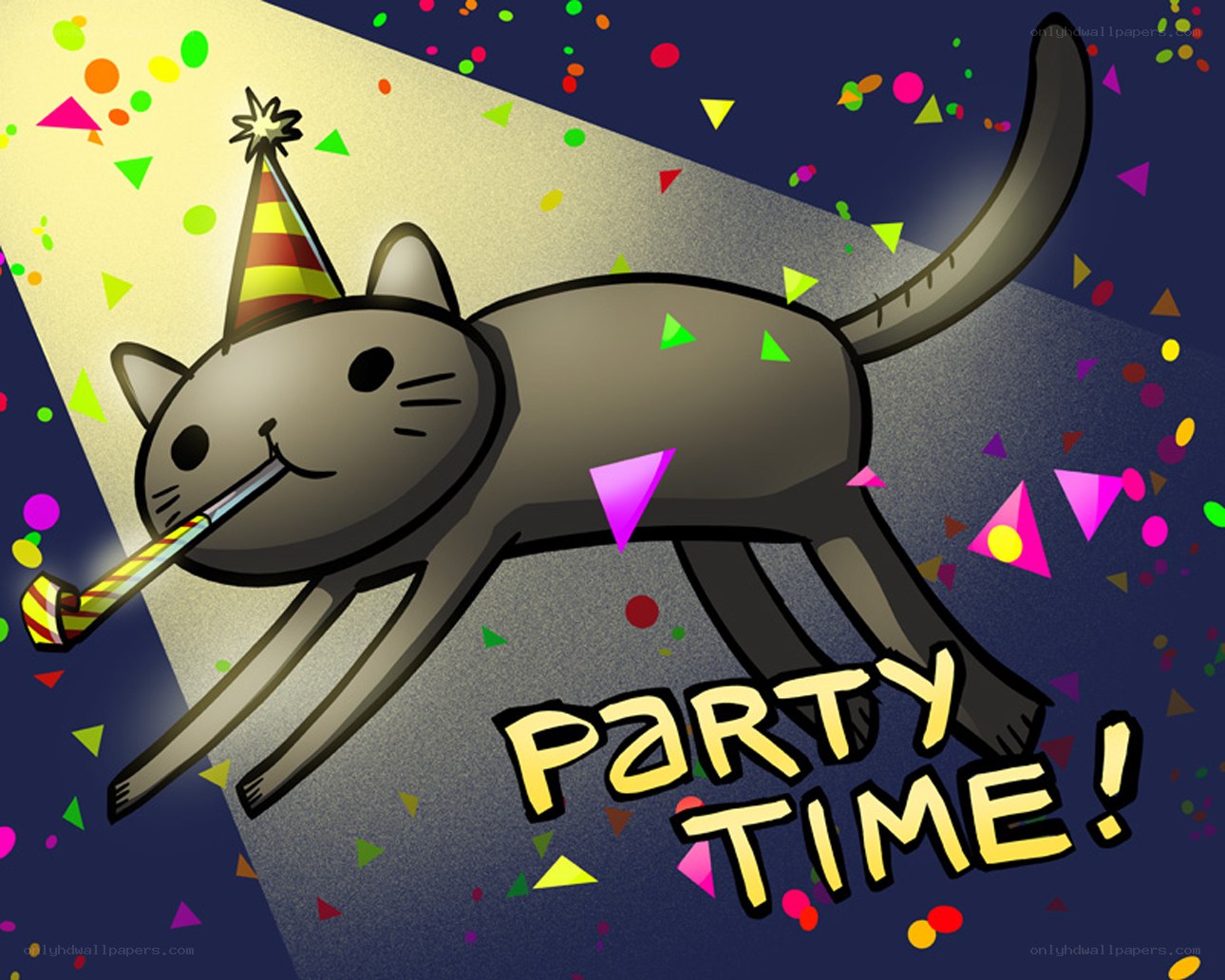cat party time