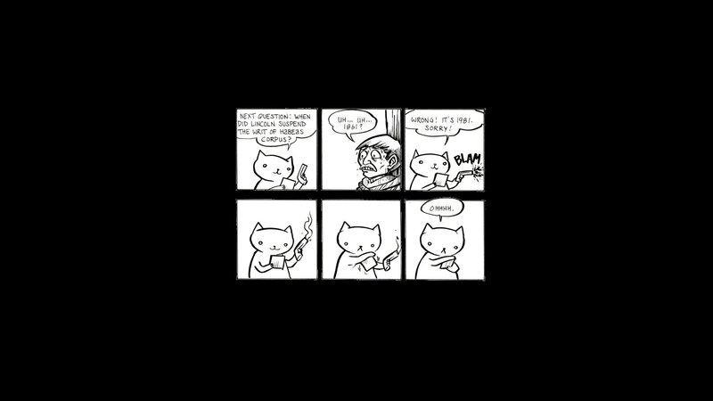 Cat quiz comic