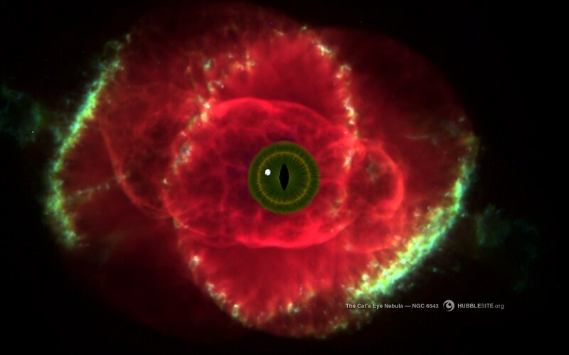 Cat's Eye Nebula — Red