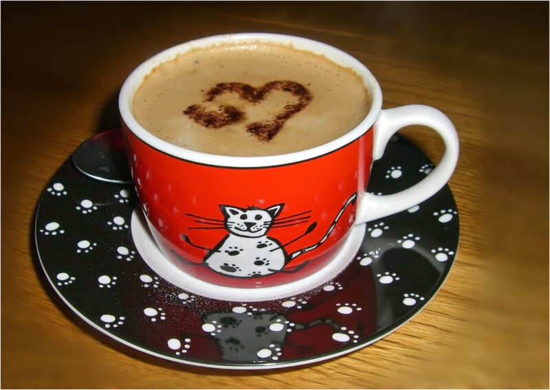 Cat-themed Coffee Cup