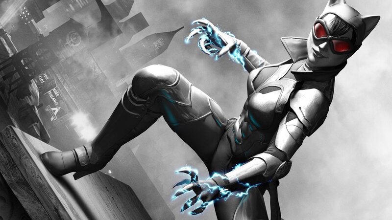 Cat-themed Superhero — Black, Dramatic, Digital Art