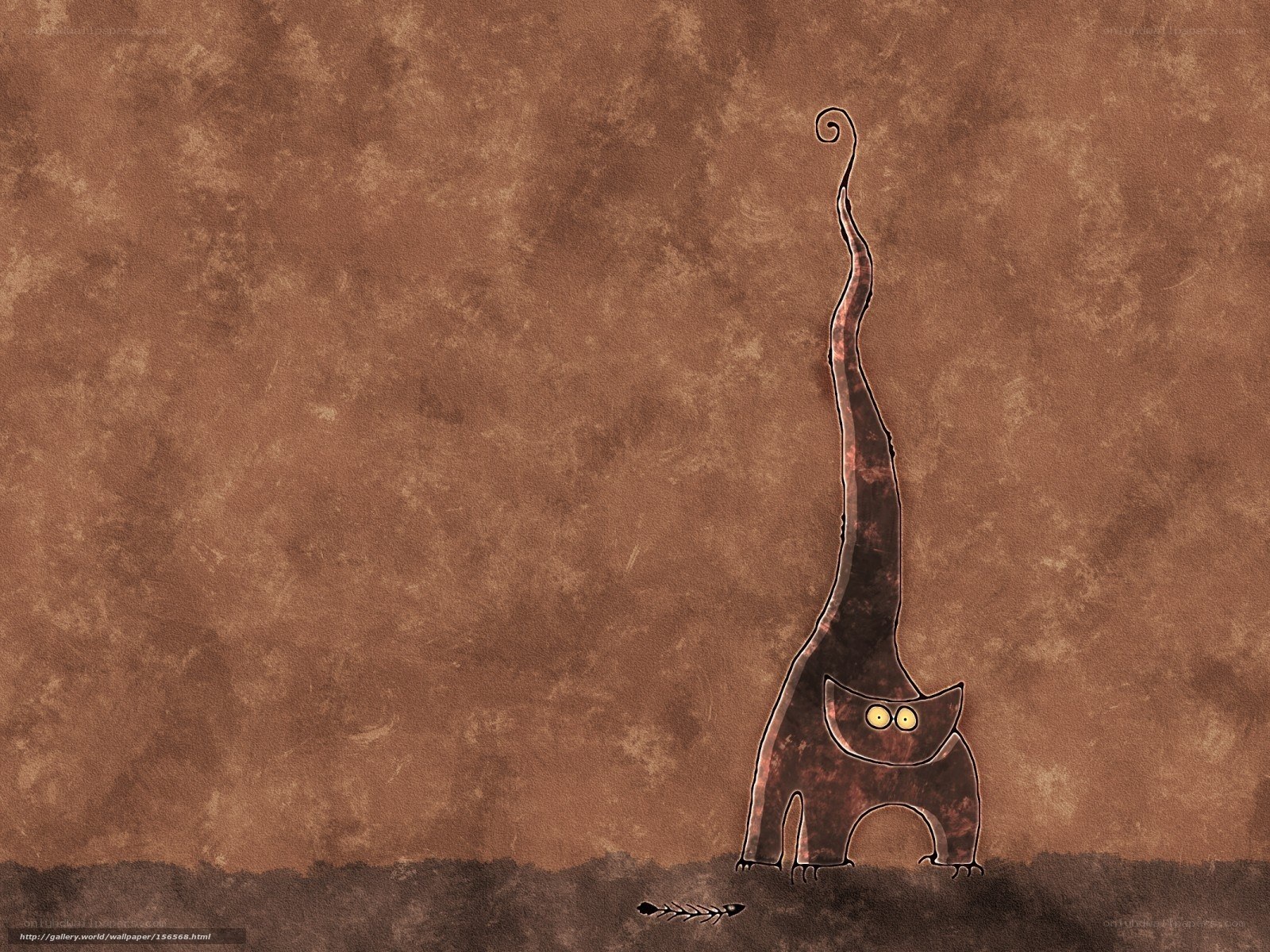cat with long tail