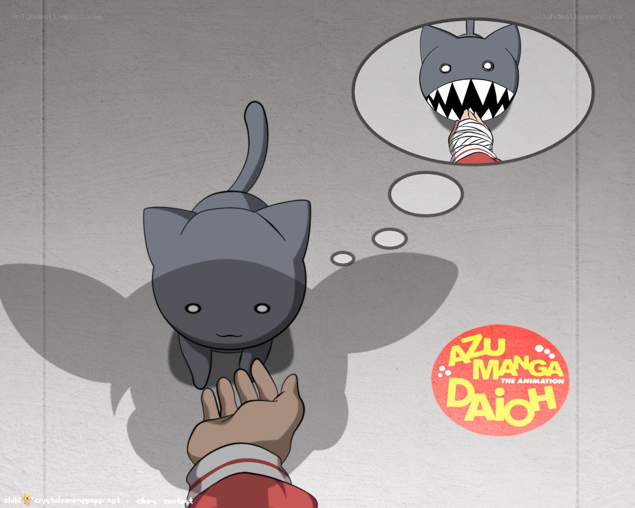 Cat with thought bubble