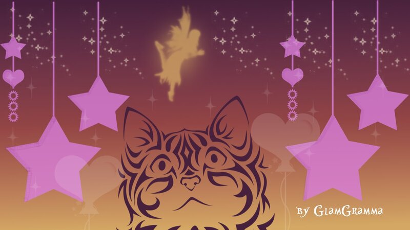 Cat with Tribal Pattern