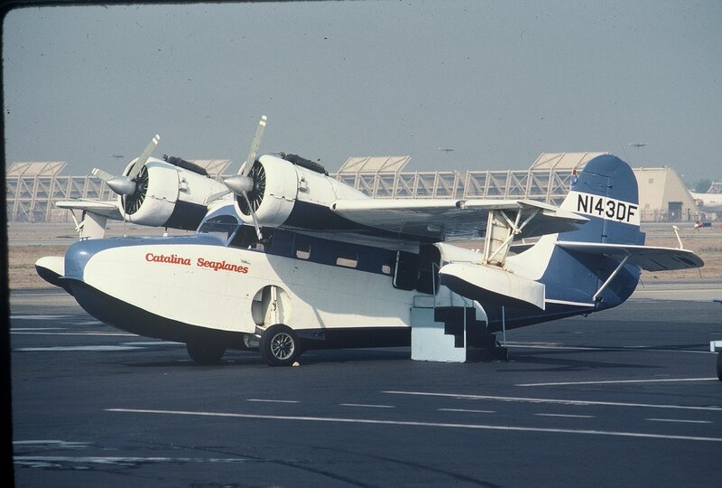 Catalina Seaplane on Tarmac