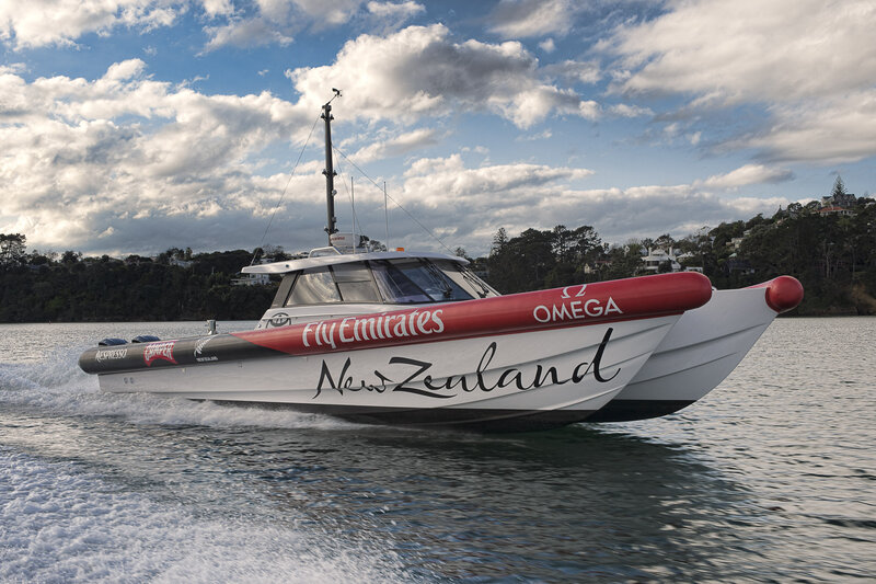 Catamaran Boat on Water