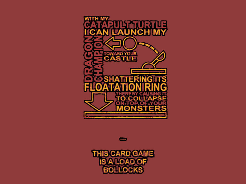 Catapult Turtle Card Game