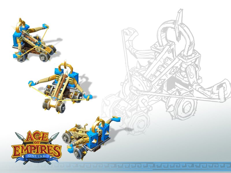 Catapult unit from Age of Empires Online