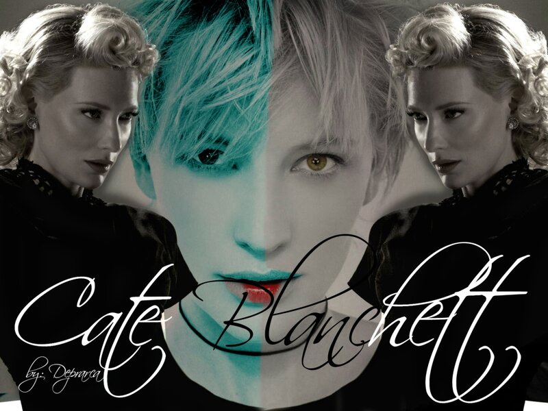 Cate Blanchett Portrait — Black