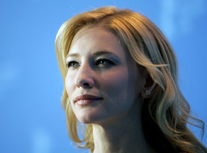 Cate Blanchett profile portrait
