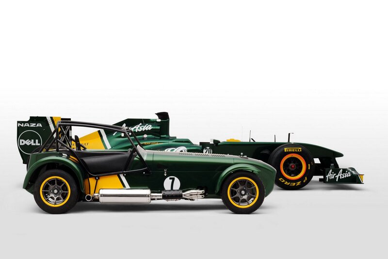 Caterham and Lotus Formula 1 cars