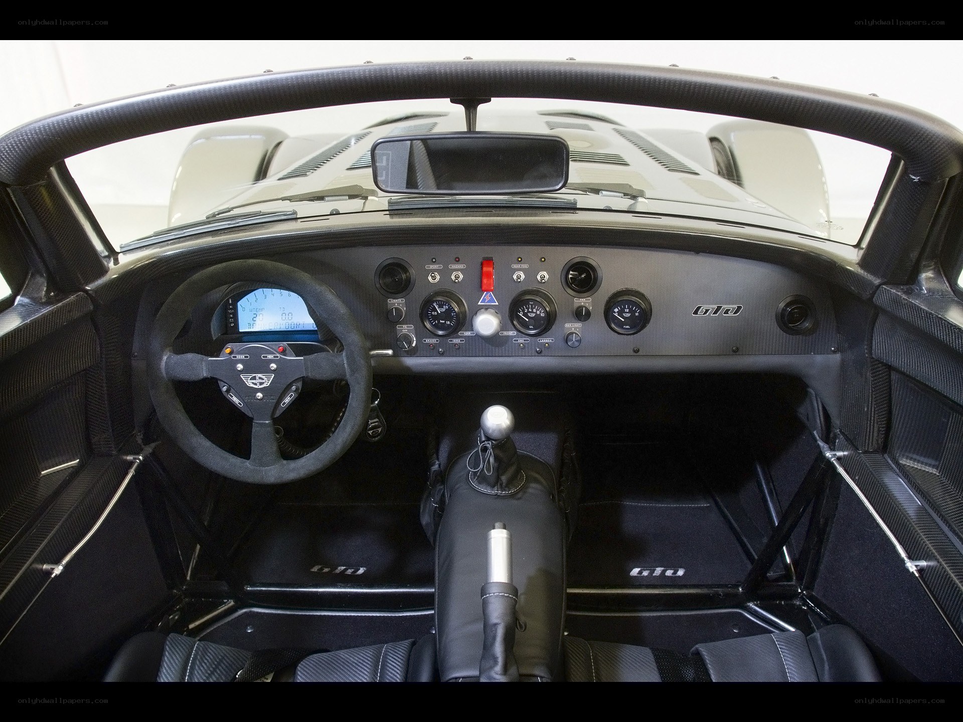 Caterham GTO interior cockpit