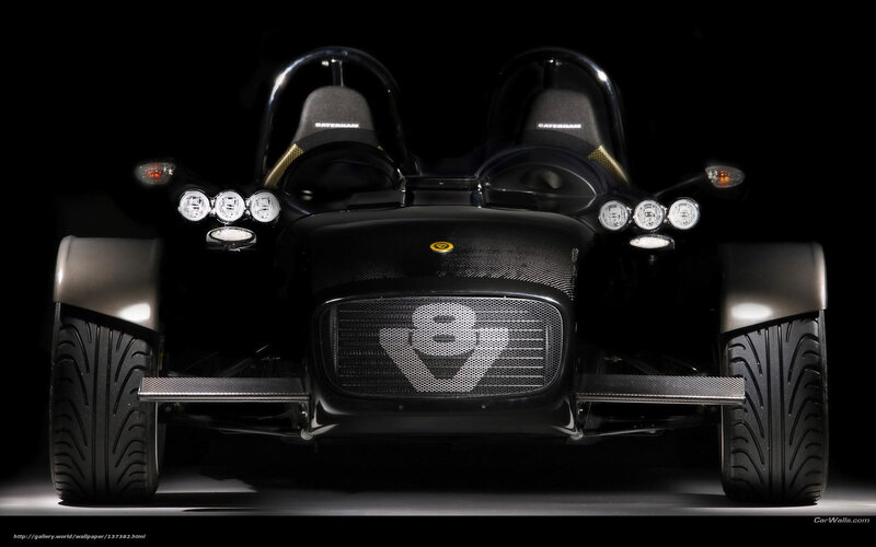 Caterham sports car front view