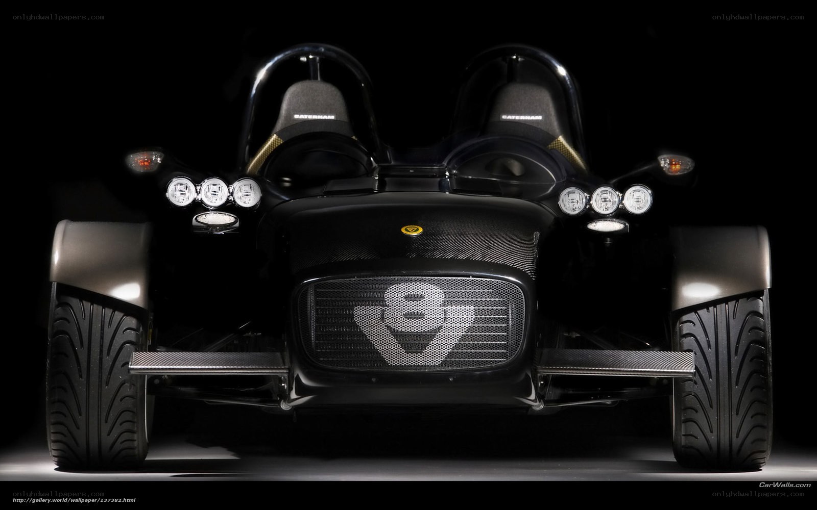 Caterham sports car front view