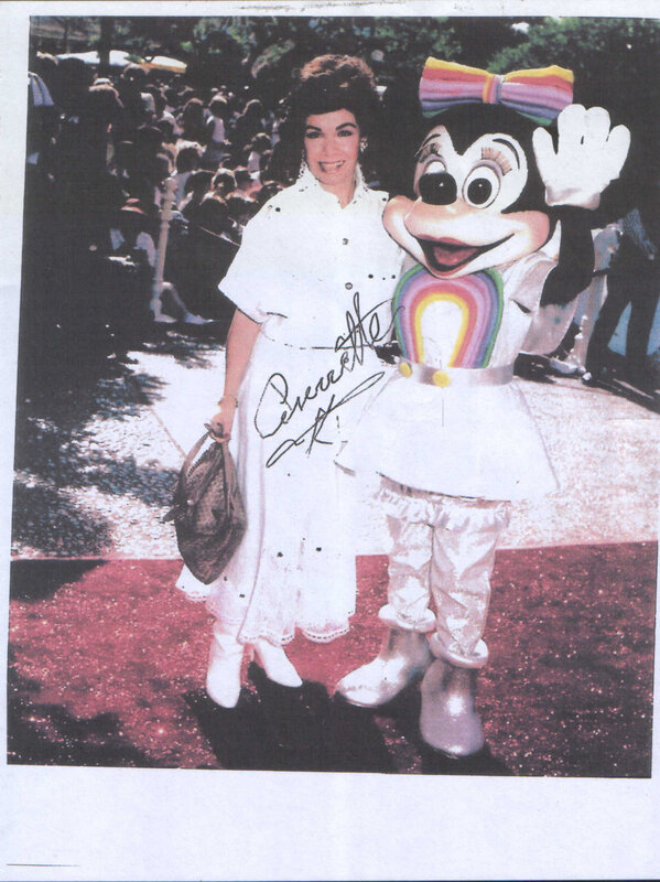 Caterina Valente with Minnie Mouse
