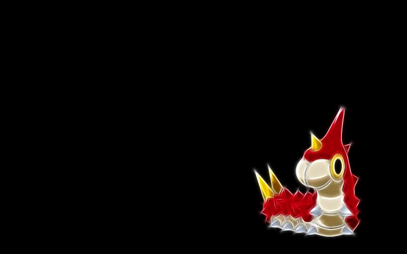 Caterpie glowing effect