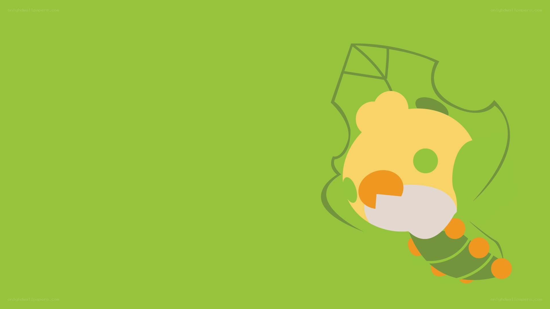 caterpie pokemon wallpaper