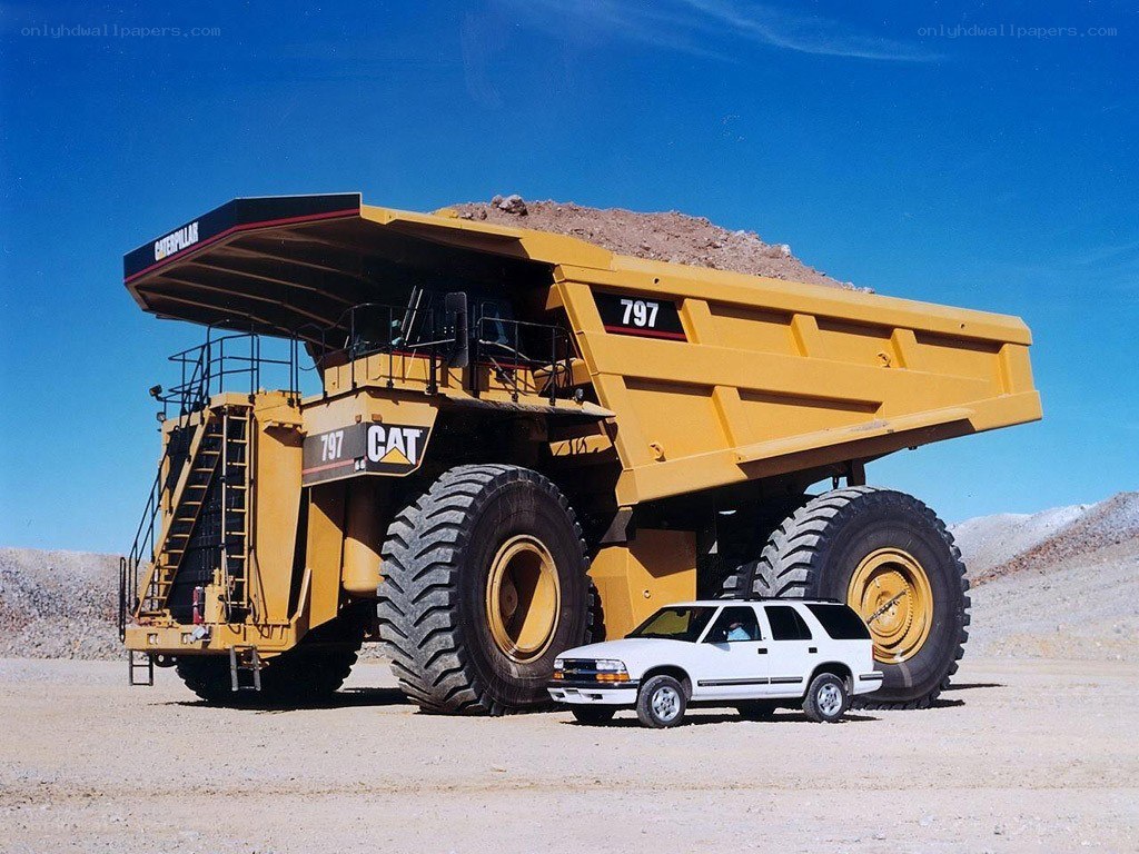 Caterpillar 797 dump truck