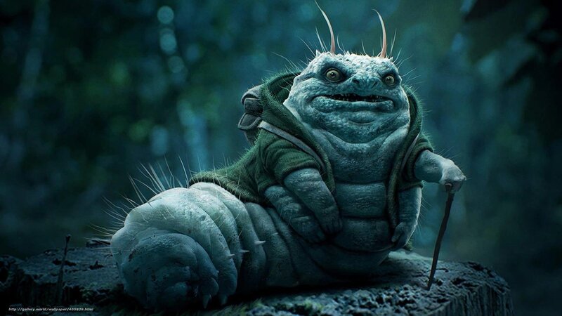 Caterpillar-like Creature — Green