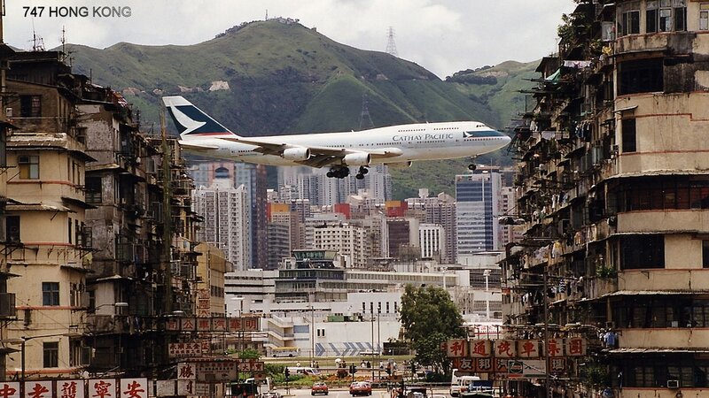 Cathay Pacific Airplane — White