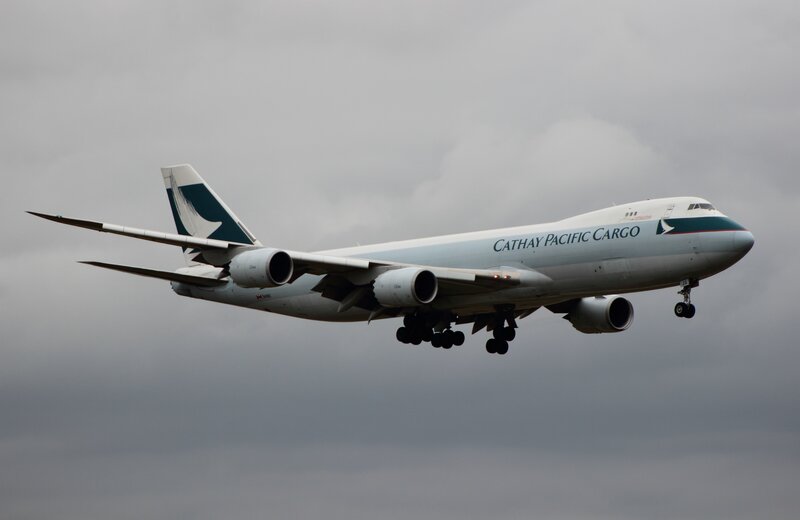 Cathay Pacific Cargo Plane — Gray