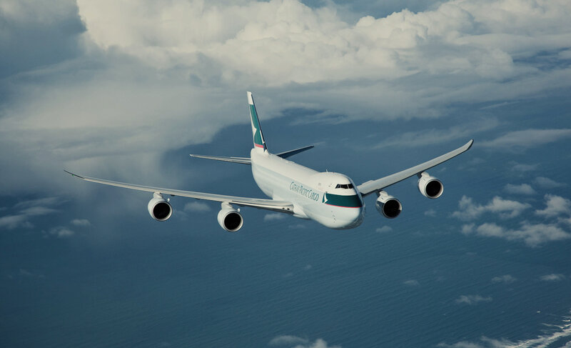 Cathay Pacific Cargo Plane — White