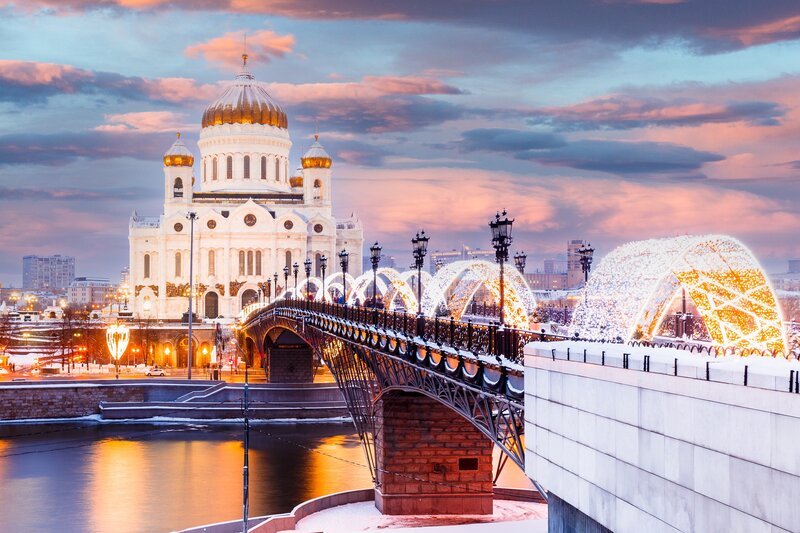 Cathedral and Bridge — White