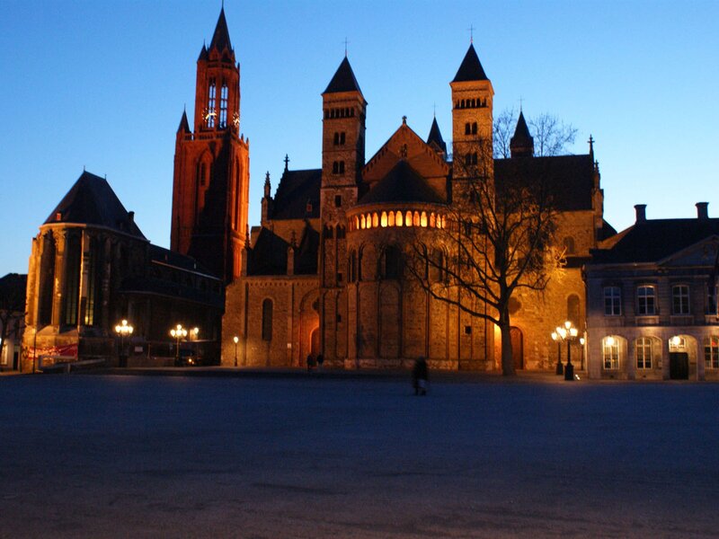 cathedral at dusk