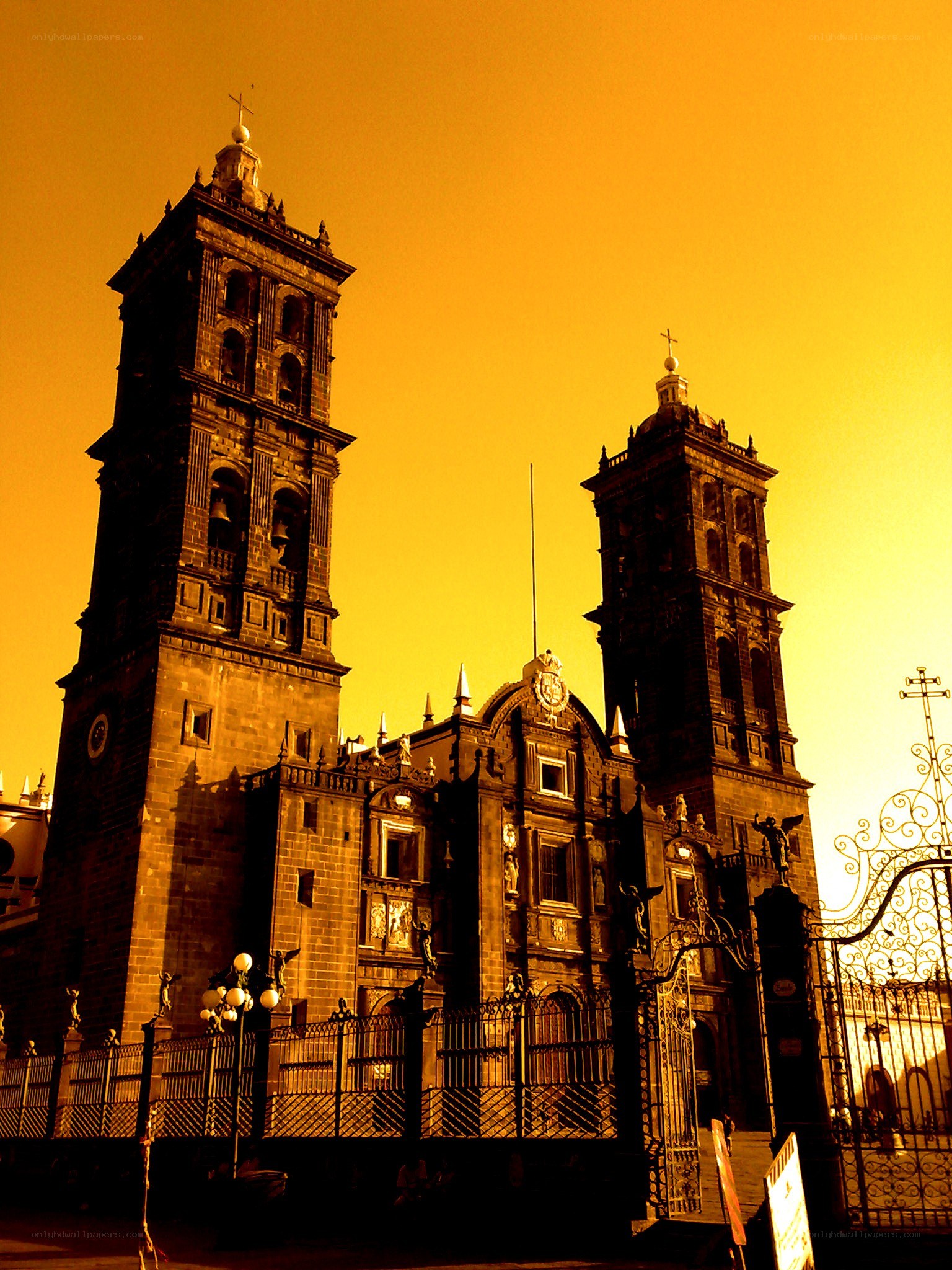 Cathedral at golden hour