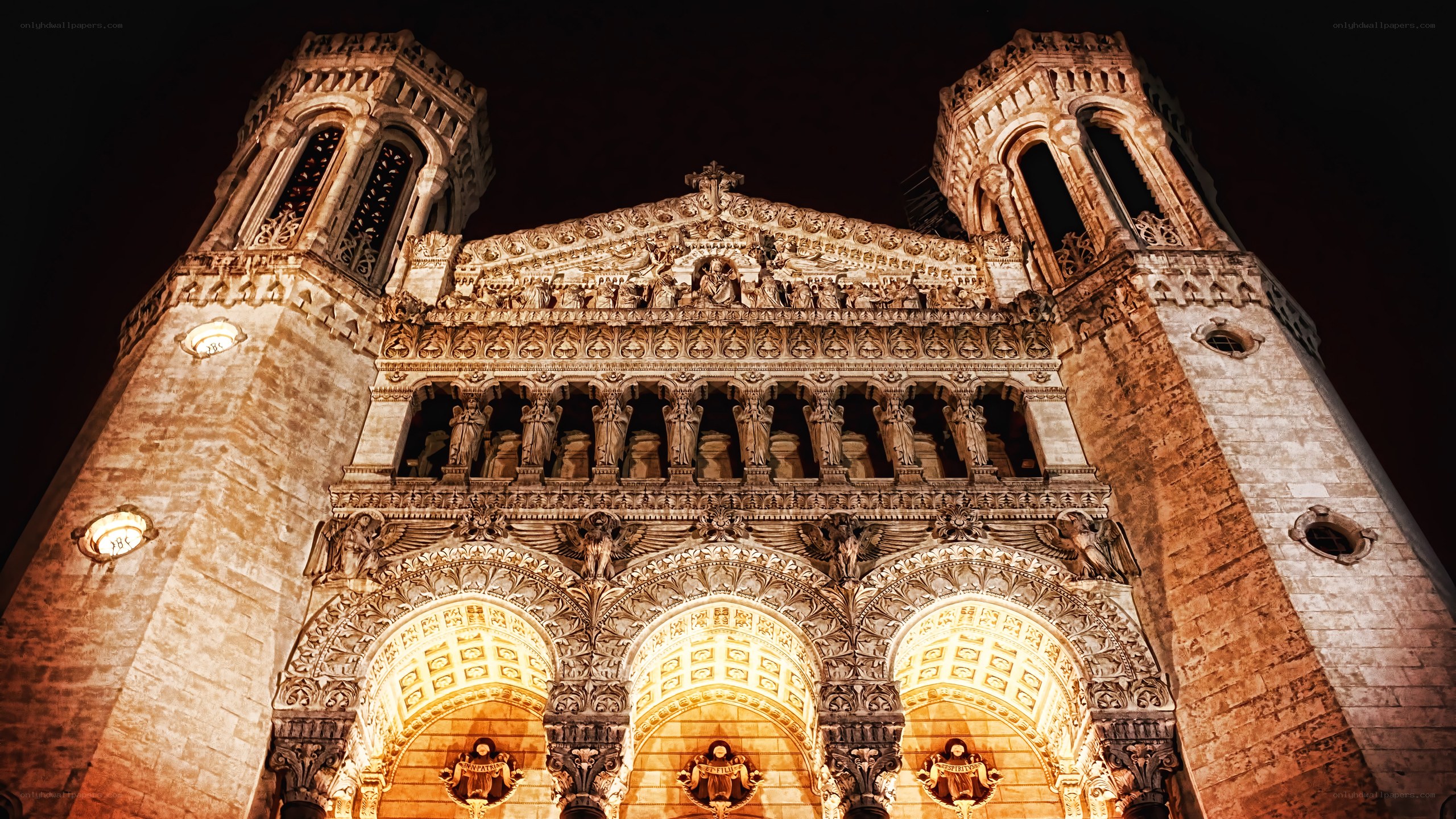 Cathedral at night