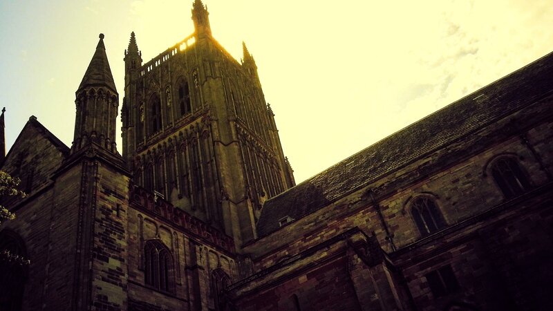 Cathedral at Sunset — Yellow
