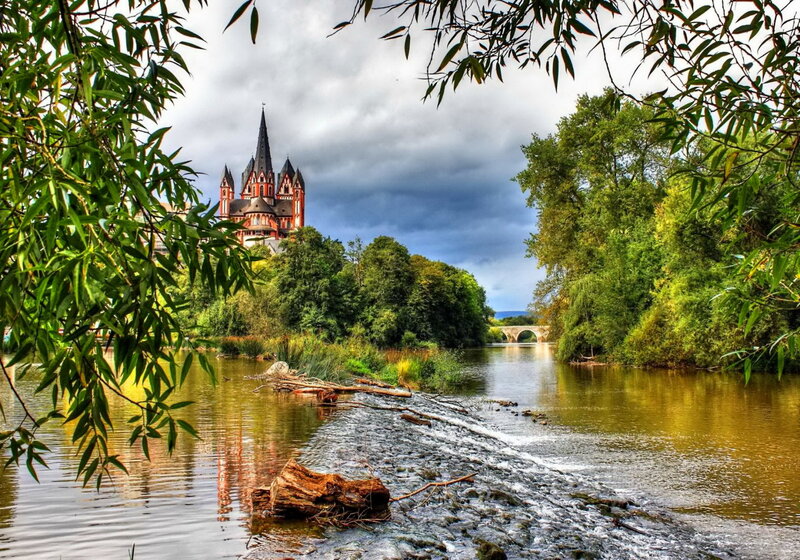 Cathedral by River — Green