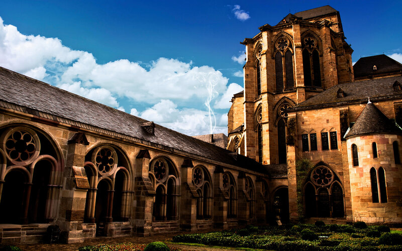 Cathedral Courtyard