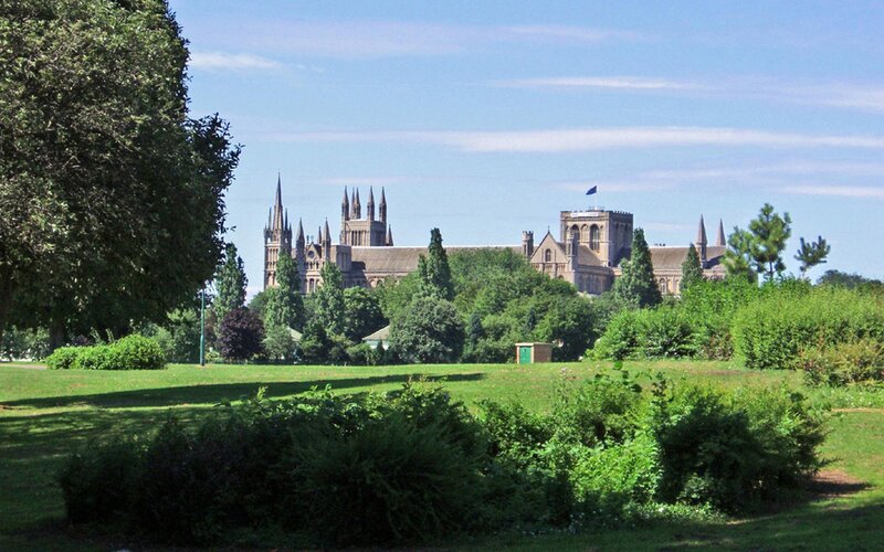 cathedral in a park