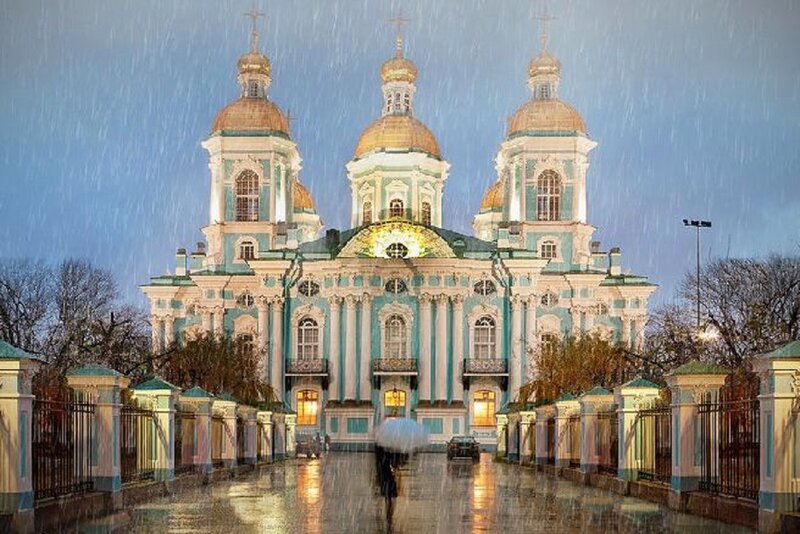 Cathedral in Rain