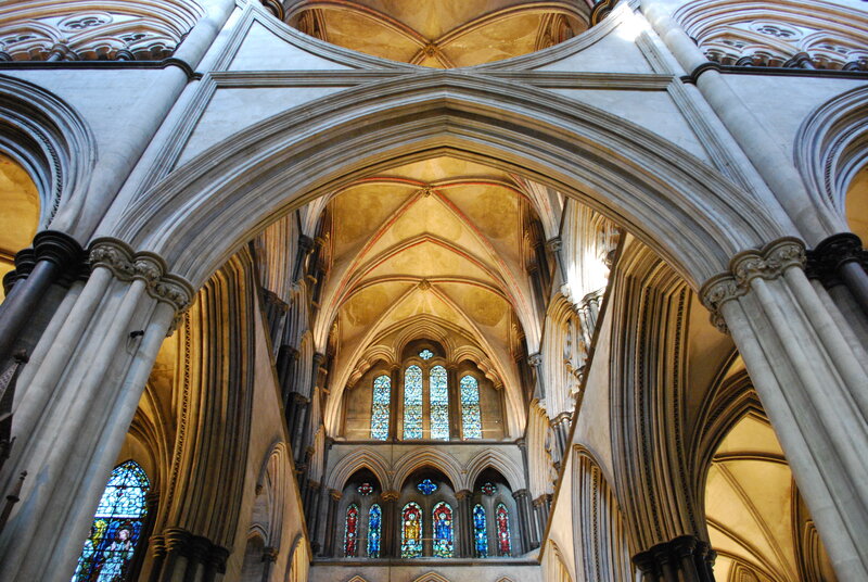 Cathedral Interior — Beige