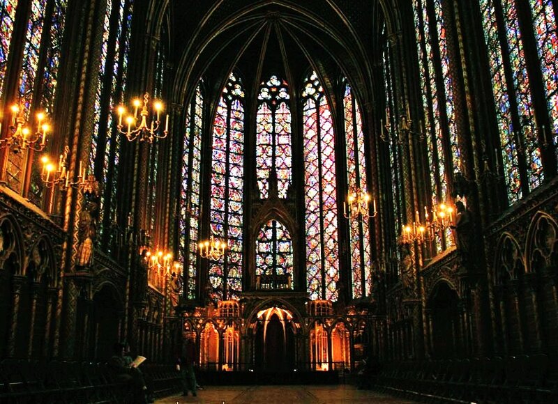 Cathedral Interior — Black