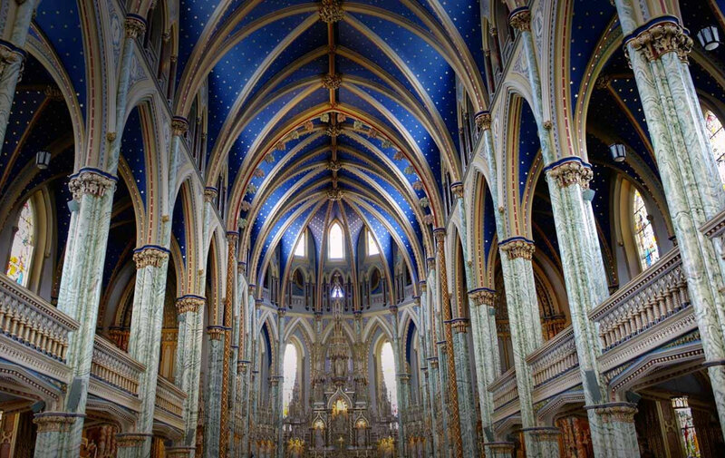 Cathedral Interior — Blue, Grand