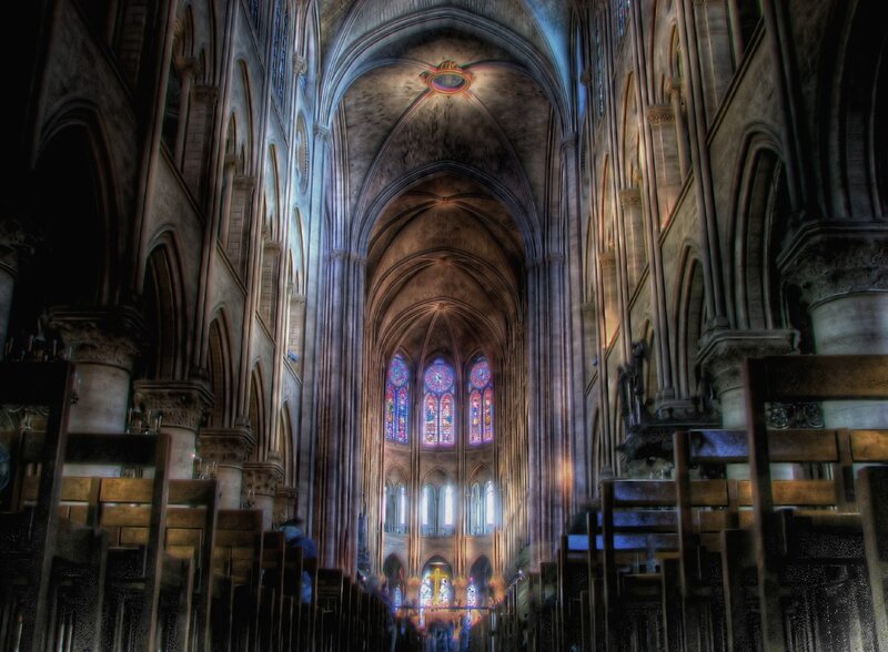 Cathedral Interior — Brown