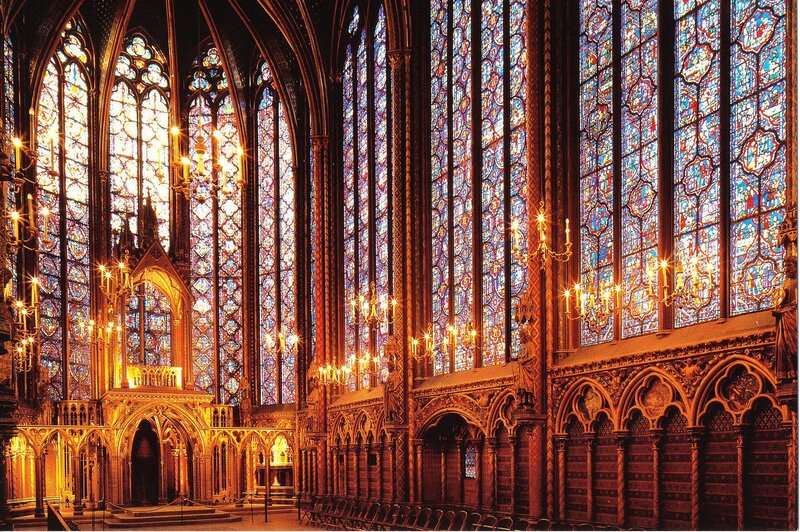 Cathedral Interior — Gold