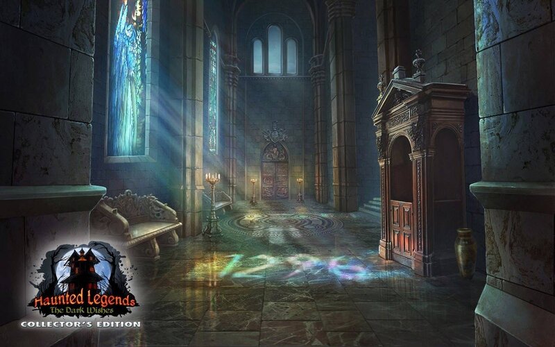 Cathedral Interior — Gray, Dramatic
