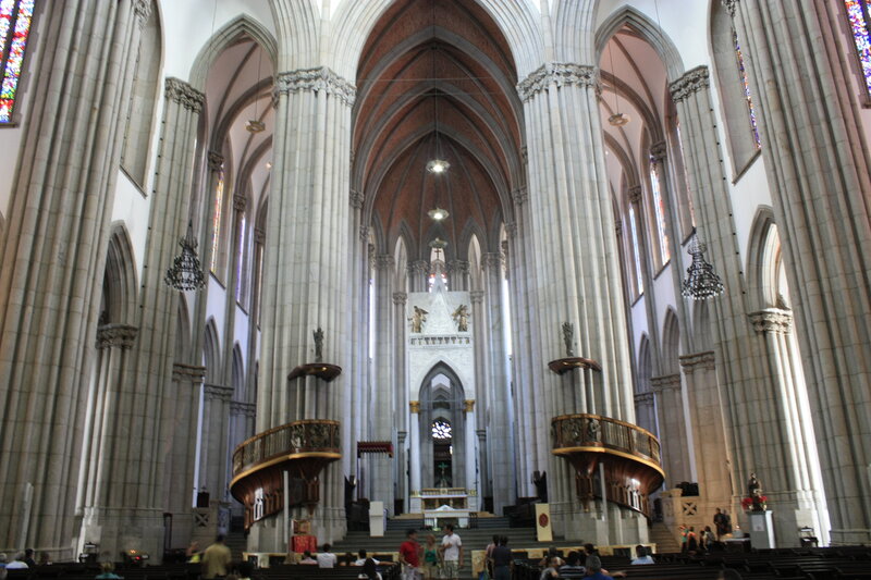 Cathedral Interior — White, Serene